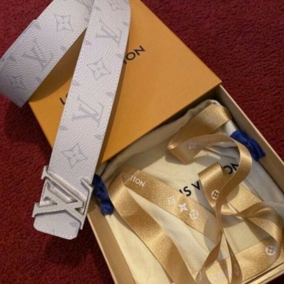 Louis Vuitton Accessories Authentic Belt White Monogram 10040